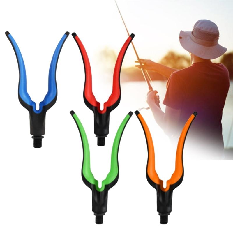 Universal Rod Holder Fishing Rod Gripper Rest Head Portable Rest Holder 3/8 Thread Brackets Head Fishing Tool Accessory