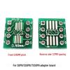 SOP8 SMD To DIP Adapter Board with SSOP8/TSSOP8 Compatibility, 0.65/1.27mm Pitch, Includes Pin Headers