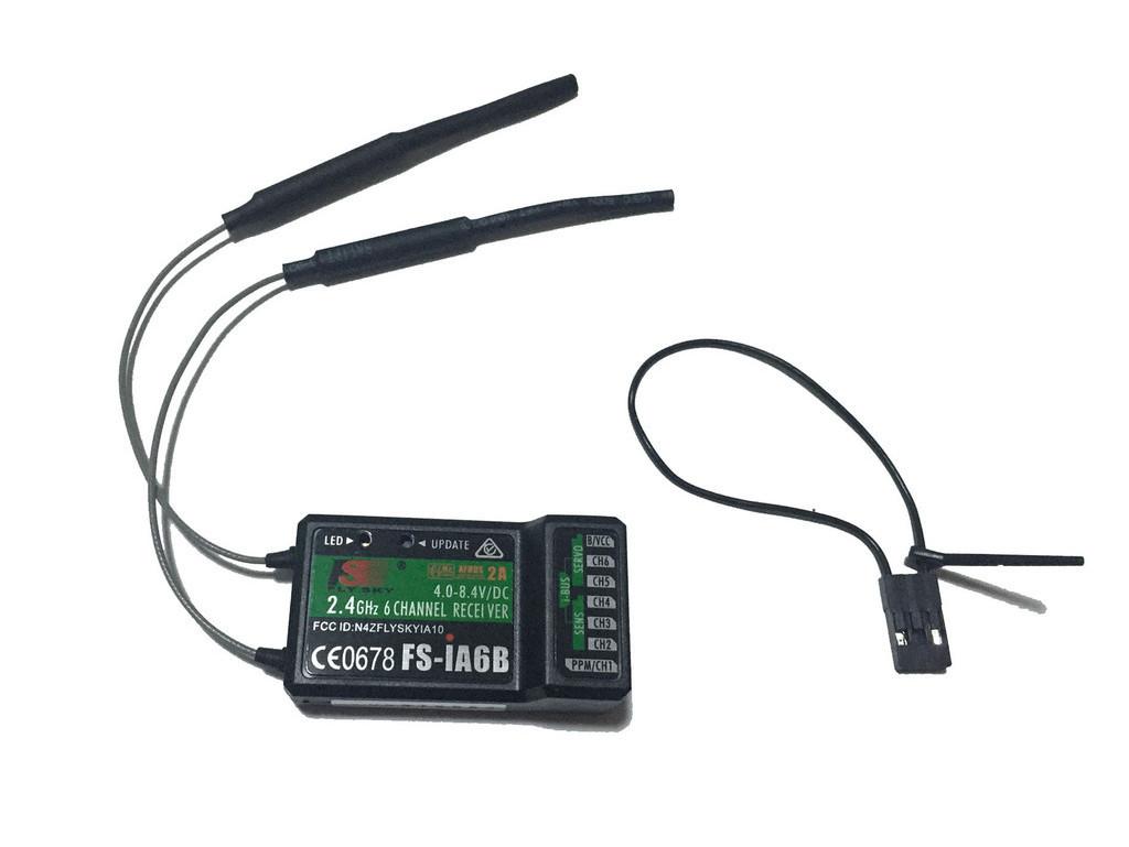 Flyskyt6 I6 2.4g Fs-ia6b6 Receiver For Rc Model Plastic Material 6 Channel Controller