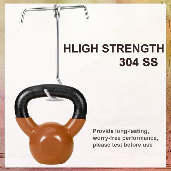 Stainless Steel Turkey Hooks Heavy Duty Lifting Hangers for Frying Supports Up to 24lbs Dishwasher Safe Poultry Lifting Hooks