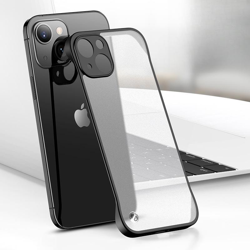 

Подходит для Apple 16 Безрамочный Чехол для Телефона iPhone 15 Promax Силиконовый Защитный Чехол Полное покрытие Объектива 14plus iPhone16Pro