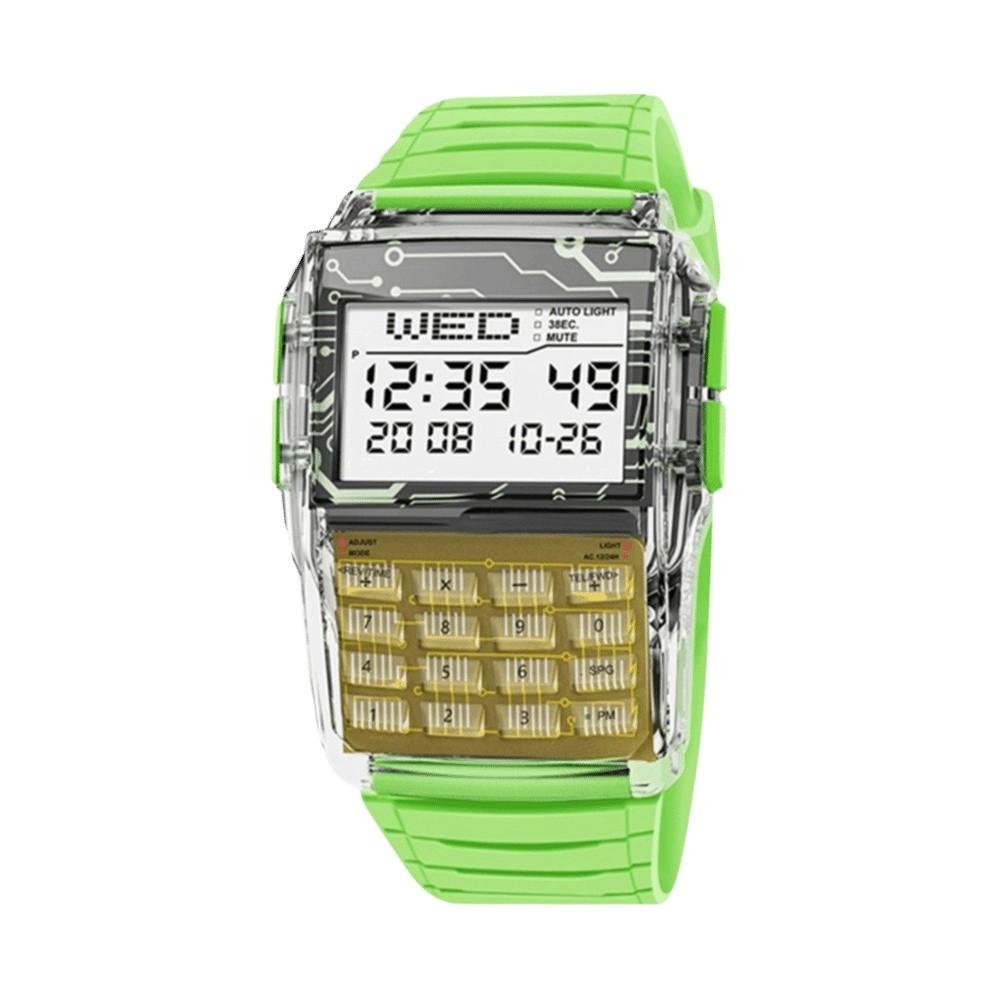 Multifunctional Computer Watch Waterproof Digital Watch Retro Electronic Watch Women
