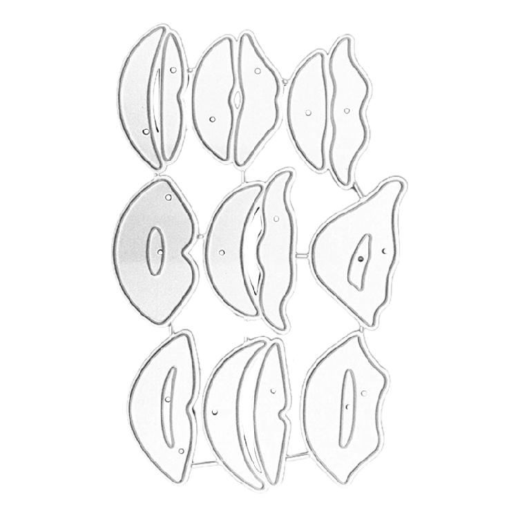 Lips Metal Cutting Dies DIY Stamps Crafts Embossing Scrapbooking Decoration