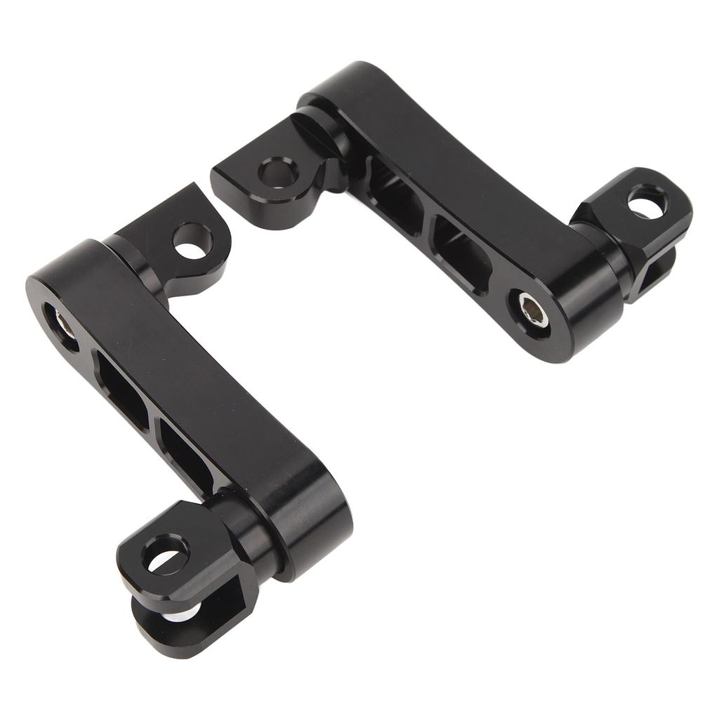 Motorcycle Foot Peg Highway Bracket 360 degrees Adjustable Rugged Foot Peg Extension Bracket for Touring