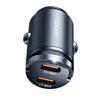 TOOCKI TQ-CC34B Car Charger Dual USB-C 45W Fast Charging Adapter with Pull Ring