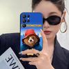 Cute P-Paddington B-BearS Case For Samsung Galaxy Case S25 S23 S22 S21 S30 S20 S10 Ultra Plus FE TPU Soft Cover