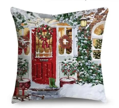 45Cm Christmas Pillowcase Cushion Cover Christmas Decorations For Home Christmas Ornament Gift Happy New Year