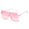 Retro Edgy Punk Trendy High End Designer Style Oversized Square Shaped Multi Colored Female For Both Male Sun Glasses