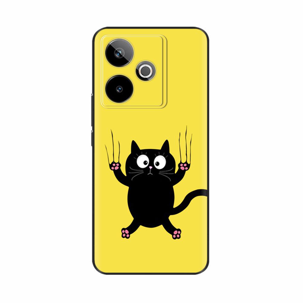 For Realme GT 7 Case Silicone Soft TPU Phone Back Cover For Realme GT 7T Case Cute Cartoon Cases For Oppo Realme GT7 Fundas Bags