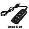 4-Port Charging Tool Usb 2.0 Hub with 1.6-Foot Cable Supports Hot-Swappable Low-Power Splitter Electronics