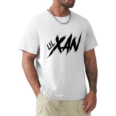 JRLAMN Mens Short-Sleeve T-Shirt Lil Xan Cotton Crewneck T-Shirts Men's Workout Undershirts Top Tee(4)