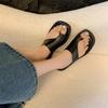 Slack! Korean version of the set of toe cool slippers for women to wear simple casual low-heeled half slippers New in summer 2025