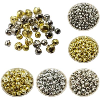 6-10mm Kupfer Jingle Bells Kleine Glöckchen DIY Schmuck Anhänger Weihnachtsschmuck Bastelzubehör