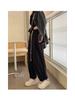 Off-white High Waist Cotton Lantern Pants - Japanese Style, Casual Wide Leg for Women