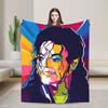 Koc pluszowy MJ Koc narzutowy na łóżko sofę kanapę 150*125cm Kawałek dywanu,