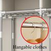 Simple Wardrobe Assembled Steel Multilayer Save Space Household Storage Rack Detachable High-capacity Dustproof Home Furniture