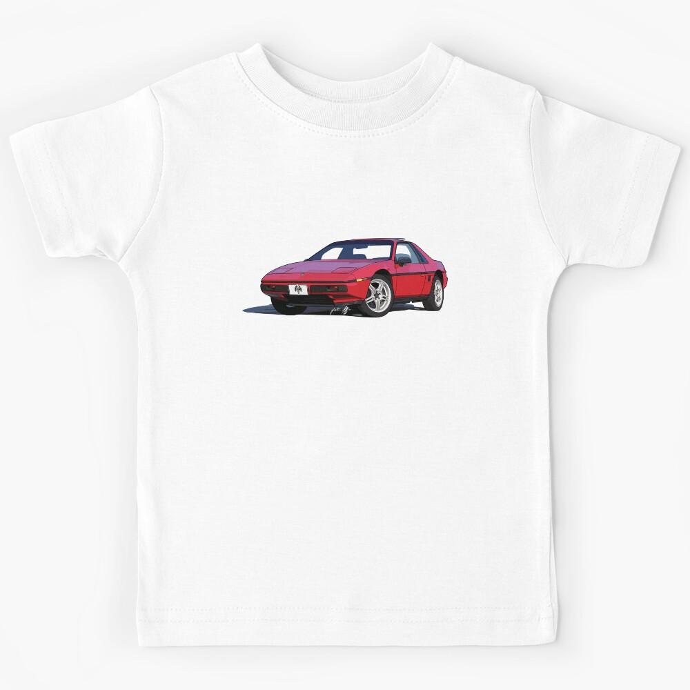 Red Pontiac Fiero Kids T-Shirt 140