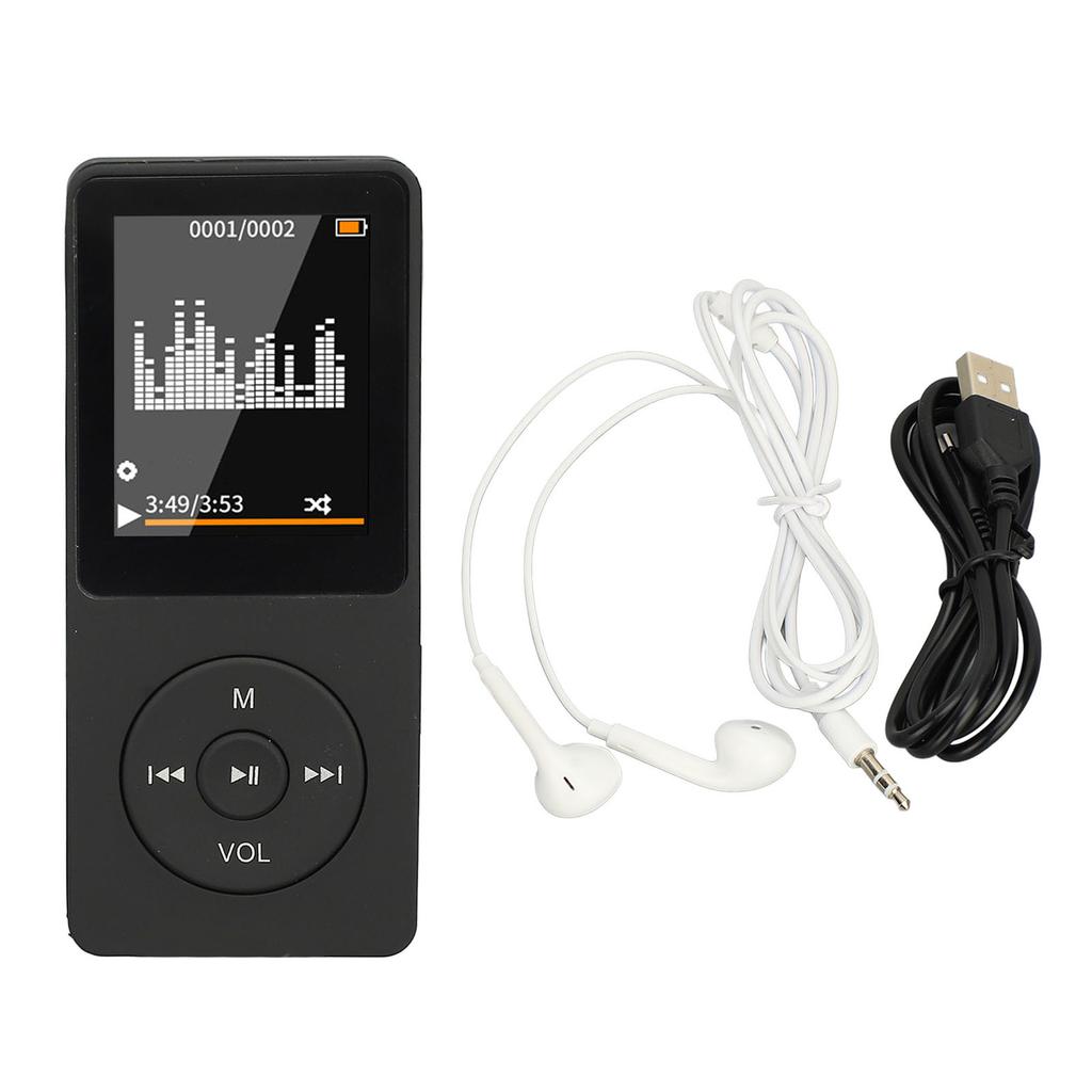Bluetooth MP3-spiller Mini Høyoppløselig Bærbar Digital Trådløs Musikkavspiller for Sport