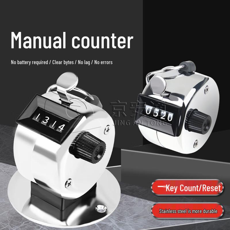 Jinganong Manual Mechanical Tally Counter