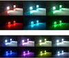 Pair 3x3inch 24W Spot Cube Pods Led Work Light Bar with RGB Angel Eyes