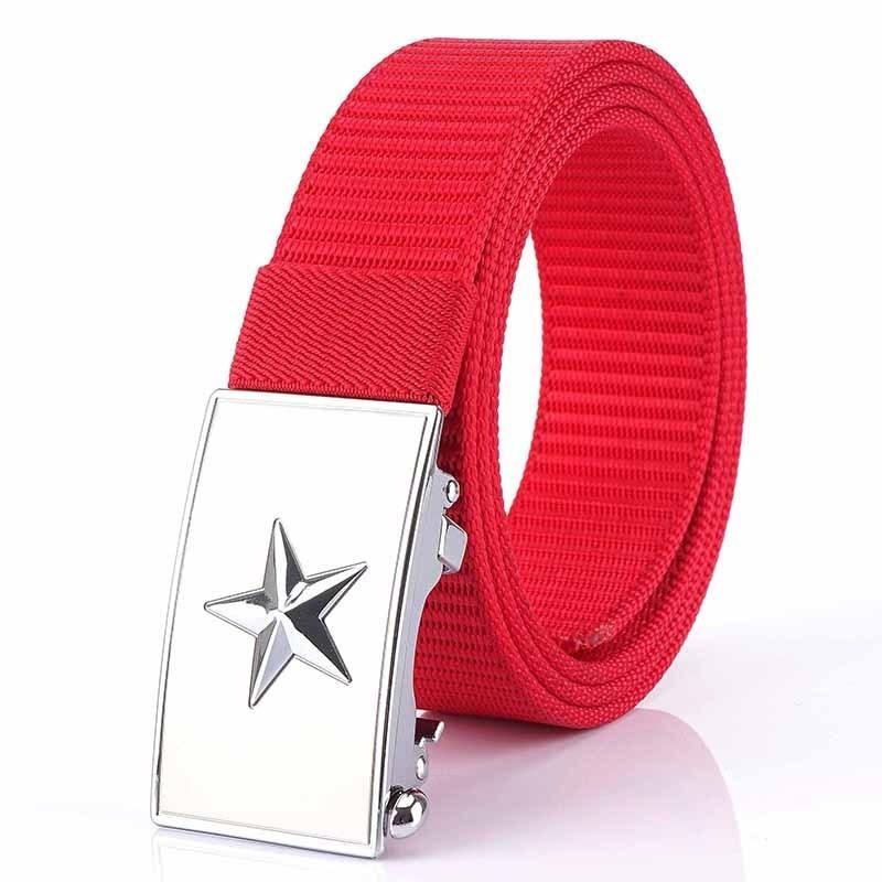 Wholesale 3.5 Nylon Waist Belt Alloy Rectangle Automatic Buckle Outdoor Tactical Men Fire Belt