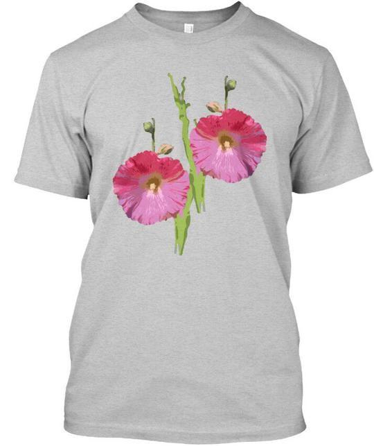 

Pink Flower T-Shirt Made In the USA Size S To 5XL 5XL різнокольоровий