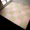 30*30cm Kids Carpet Foam Puzzle Mat EVA Shaggy Velvet Baby Eco Floor 7colors