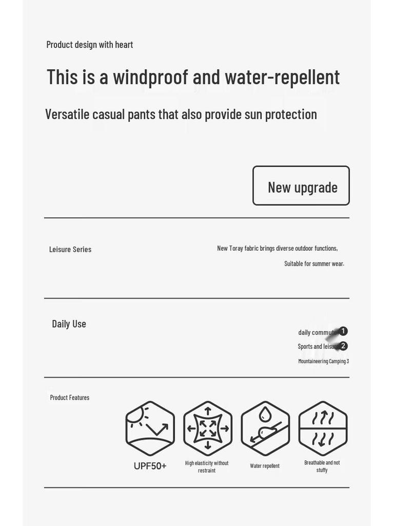 Pelliot Women's Spring/Summer Outdoor Hiking Pants