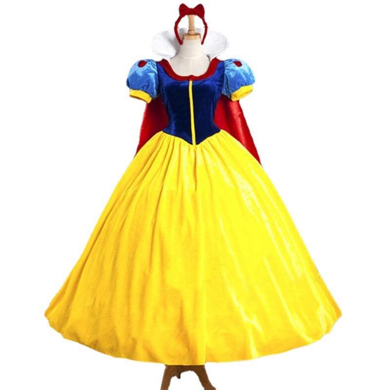 Halloween Snow White Sissy Mary Princess Frozen Character Cinderella Uniform Long Evening Dress