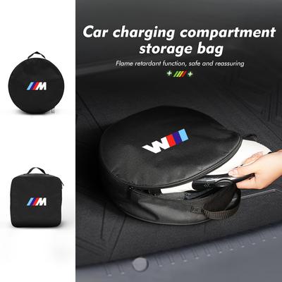 For Car Charge Cable Storage Box Charging Gun Tools Organizer E93 F10 F20 F30 F40 F15 F25 F26 F31 F49 F86 M3 M5 X3