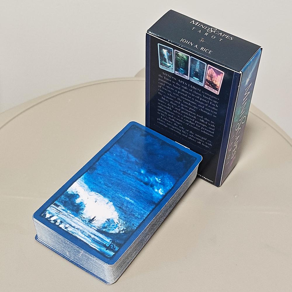 Mindscapes Tarot Deck 80 Pcs Cards Hand-drawn In Oil Pastel In The Style of Classical Landscape Painting 10.3*6cm