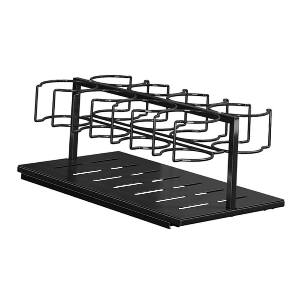 Water Bottle Drain Rack Easy Installation Utility 8 Fixed Holders for Household Cutlery Cabinets Holds Cups Kitchen Accessories