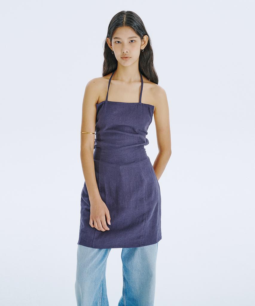 Bundercammer Strap Mini Dress_Navy