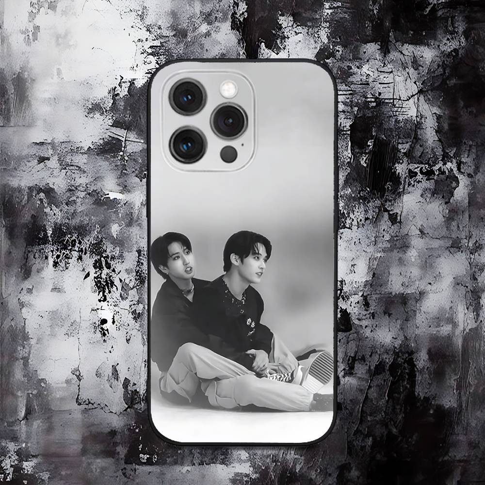 L-Lee K-Know and H-Han Phone Case For iPhone 16,15,14,13,12,11,Pro,Max,Plus,X,XS,SE,E,Mini,Soft Silicone Black Case