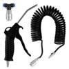 Truck Air Blower Pneumatic Air Blower with 5-meter Spiral Hose Airbrush Cleaning Kit, 4*6mm, Blue