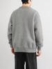 Boys' Light Grey Sweater - Autumn/Winter Trendy Brand Loose Button Knitwear