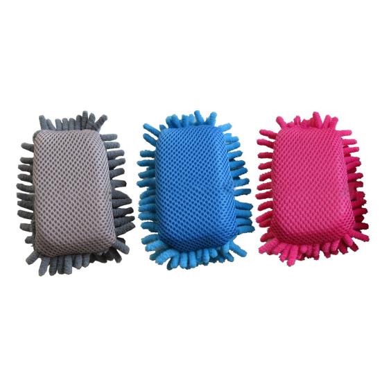 2Pcs Microfiber Shag Cleaning Tool Sponge Whiteboard Eraser for Office
