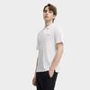 Fila Heritage Pompidou Center Collaboration Business Solid Color Commuter Short Sleeve Polo Shirt Men Tops White F11M438109FWT