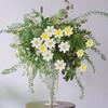 50/1000pcs Artificial Mini Daisy Flowers 3.5cm Silk Fake Flowers Heads for Home Wedding Decoration DIY Sunflower Wreath Gifts