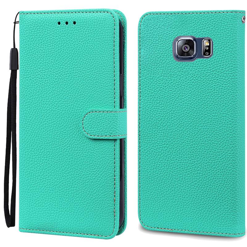 S6 Edge Case For Samsung Galaxy S6 Edge Case G925 Leather Flip Wallet Case For Samsung S6 S 6 edge Case G920 Wallet Cover Fundas