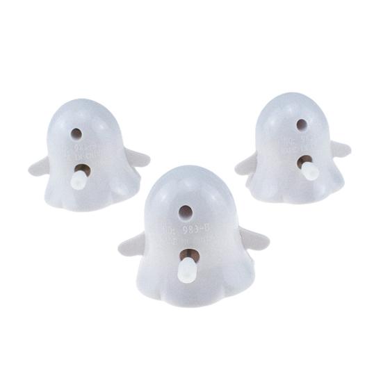 3Pcs Halloween Wind-up Ghost Toy Spooky Cartoon Ghost Walking Toy Toddlers Boys Girls Spring Clockwork Mini White Ghost Toy