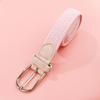 Simple Waistband Belts PU Leather Elastic Belts Fashion Stretch Leather Belts  Jeans