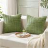 Solid Color Throw Pillow Covers Textured Plush Pillowcase Corduroy Pillow Cover  Bedroom Decor