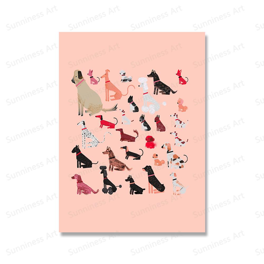 

Приятного аппетита Цитата Плакат Абстрактная Картина На Холсте Собаки Настенное Искусство Плакат и Печать Настенная Картина для Гостиной Кухни Домашний Декор 30x40cm No Framed белый