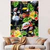 "Tropical Birds and Flowers Pattern" Patterned Tapestry Home Decor, Suitable for Bedroom and Living Room, Gift