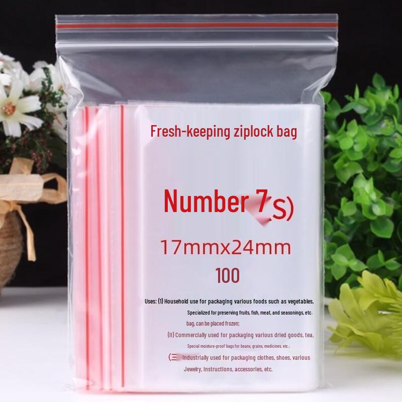 ZISIZ Fresh-Keeping Self-Sealing Food Bags