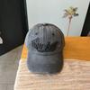 Cotton Baseball Cap For Men And Women With Embroidered Letter Design Sun Protection Casual Style