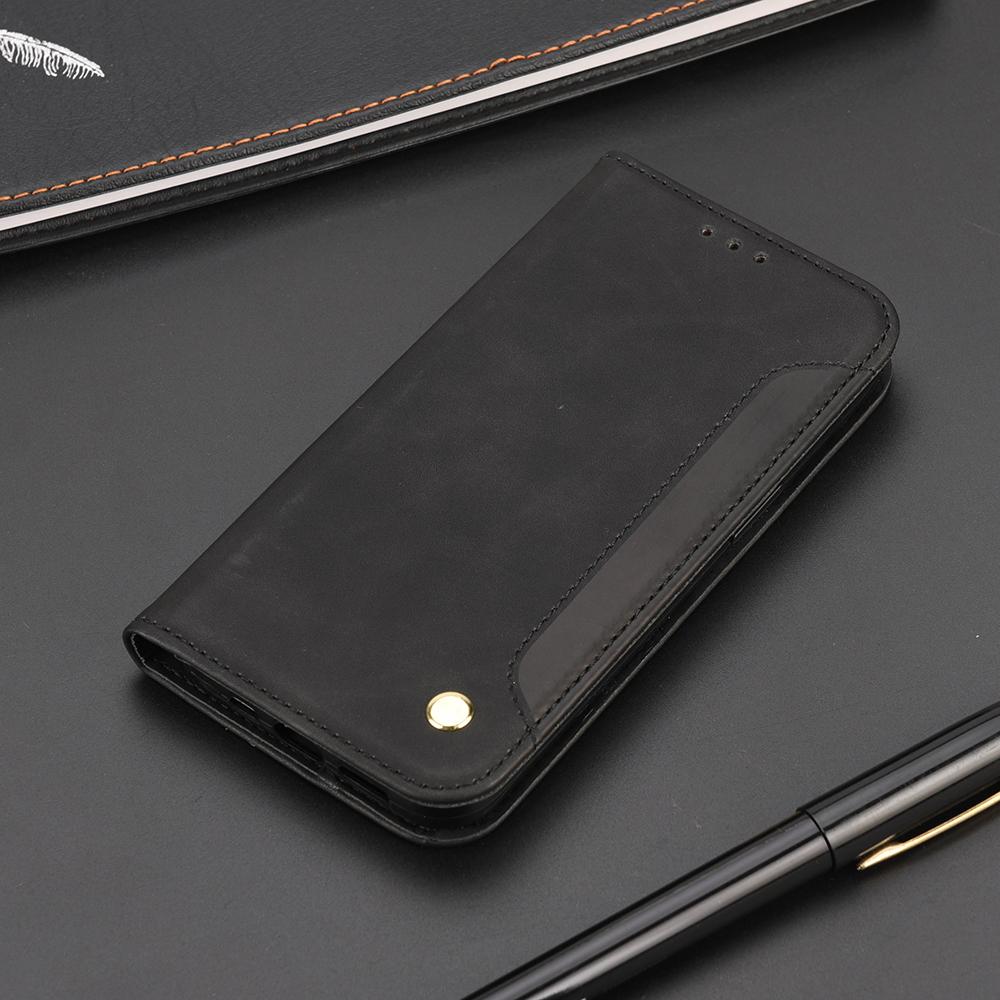 For Oppo Reno8 T 4G Phone Wallet Case PU Leather Color Splicing Stand Skin-touch Phone Cover
