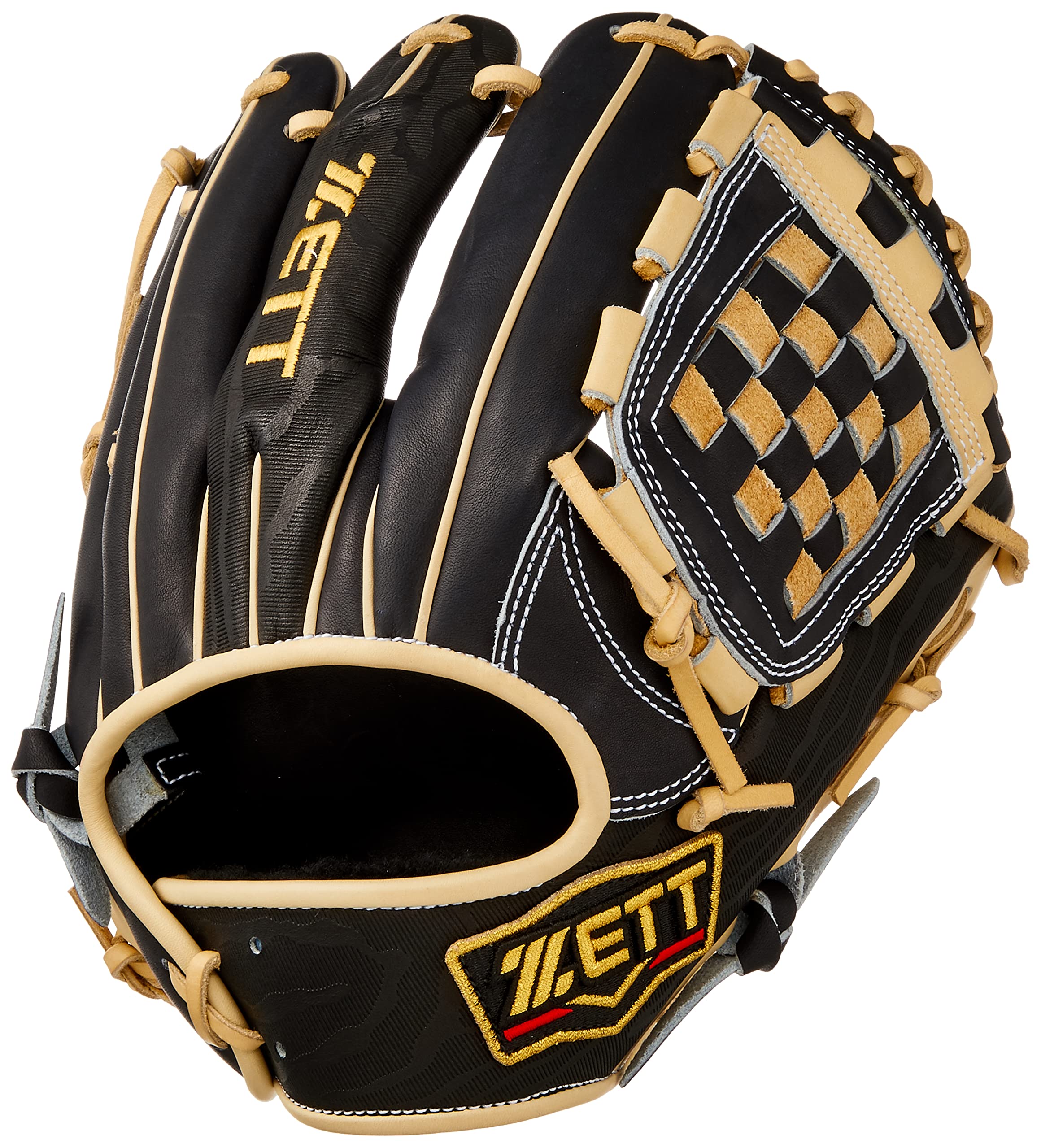 

ZETT Pro Status Sosuke Genda Baseball for Second and Night Brown Size 4 Glove, Right-Handed Throw, Shortstop, Black/Pastel (1932N), (BRGB32450)