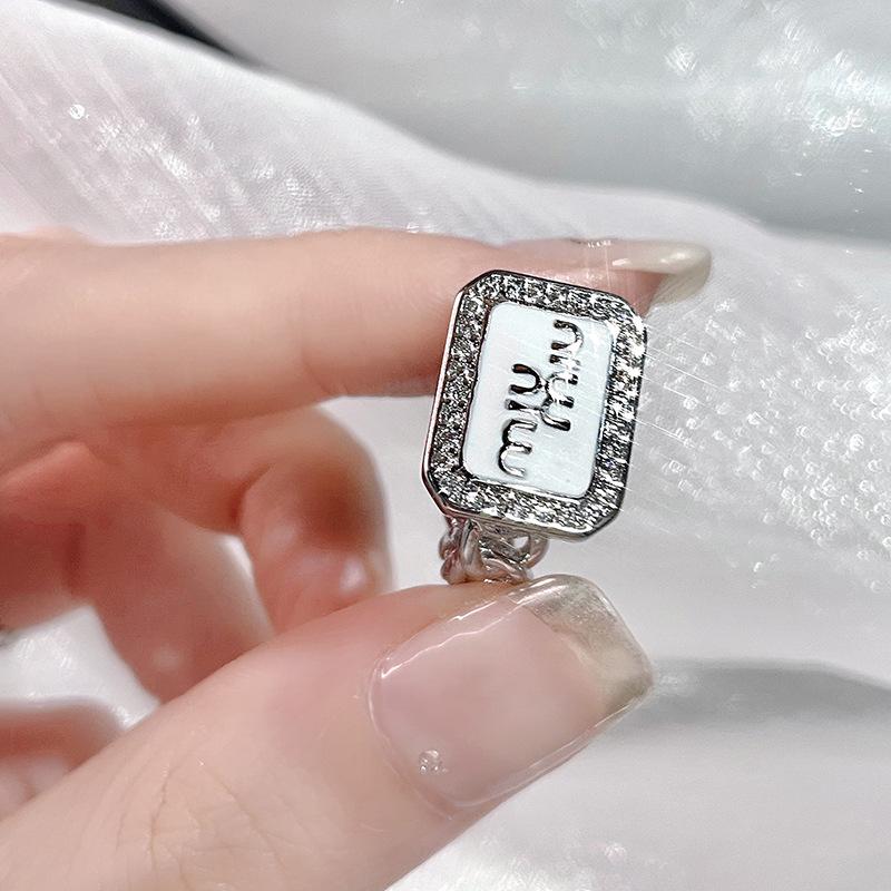 Dark Personality Love Butterfly Oil Drop Enamel Open Ring Stacked Wearing High-End Niche Design Ring Woman